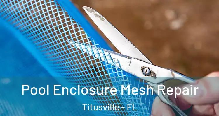  Pool Enclosure Mesh Repair Titusville - FL