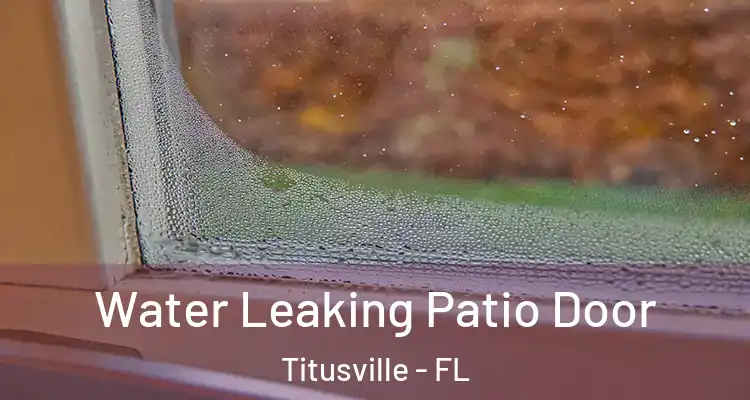  Water Leaking Patio Door Titusville - FL